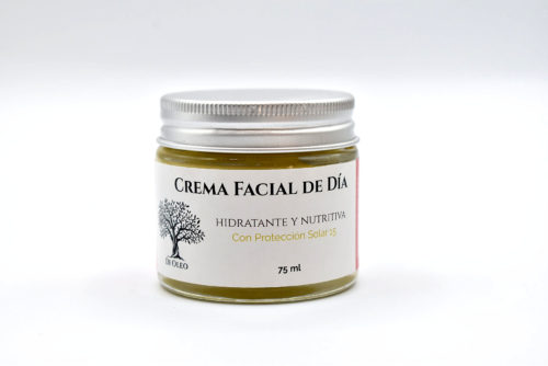 Crema Facial de Día, Hidratante, Nutritiva, Protección Solar 15, Di Oleo.