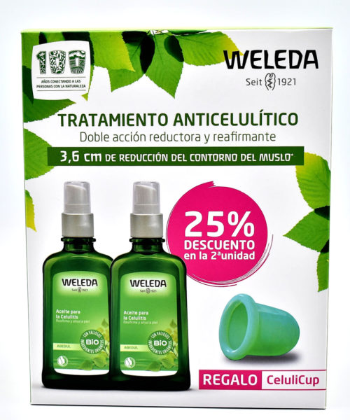 Aceite de Abedul Celulitis Doble Pack, Weleda