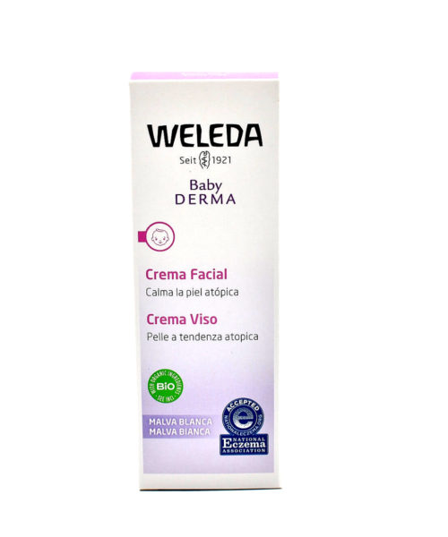 Crema Facial de Malva Blanca , Baby Derma, Weleda.