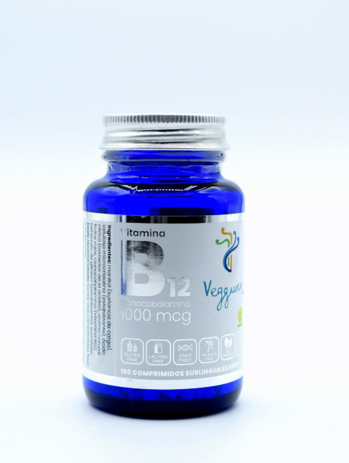 Vitamina B12 Cianocobalamina 1000 mcg Veggunn. Arboldeneem