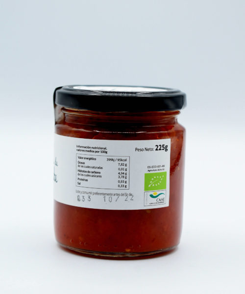 Salsa de Tomate Ecológica artesanal 225gr Contigo. Arboldeneem