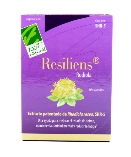Resiliens Rodiola 40 caps 100% Natural 100% Natural. Arboldeneem