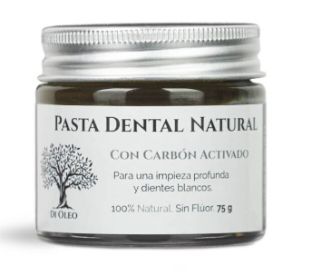 Pasta Dental Natural con Carbón Activado, Di Oleo, Arboldeneem