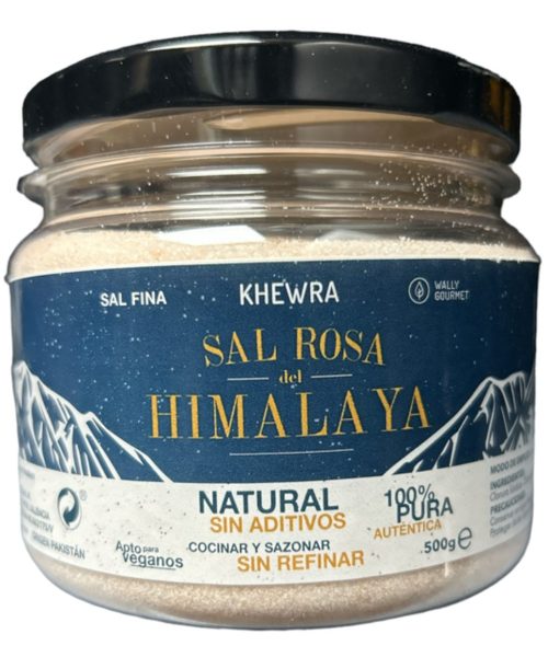 Sal Rosa Fina del Himalaya Bote Gourmet 500gr Wassy