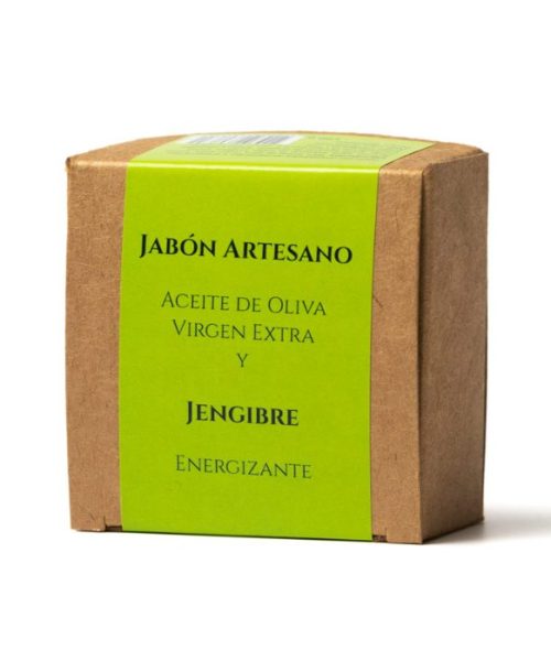 Jabón Natural De Jengibre Y Aceite De Oliva Virgen Extra